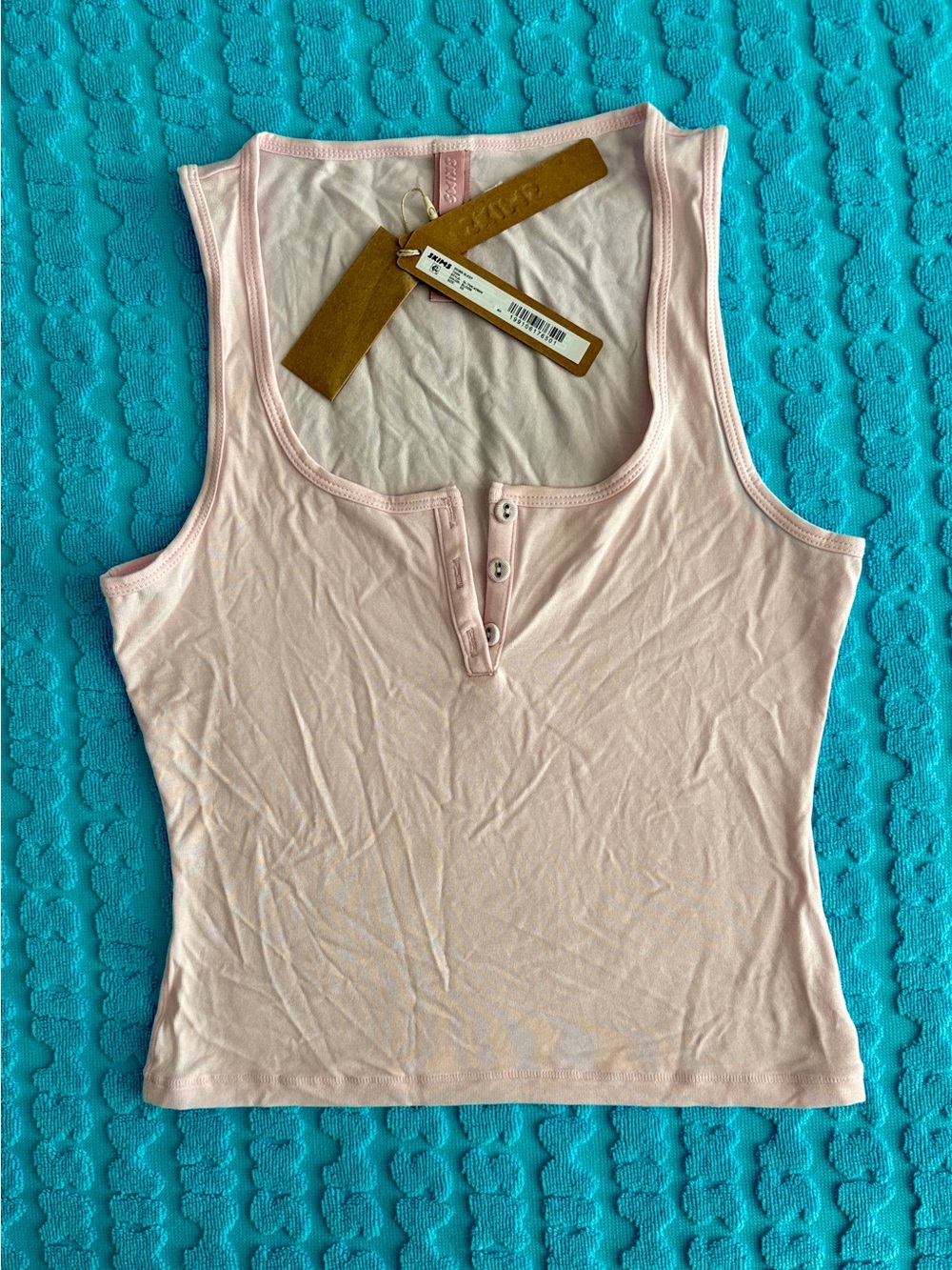 ๐ธ SKIMS Sleep Tank | Bloom | XS | NWT ๐ท๏ธ - Picture 2 of 4